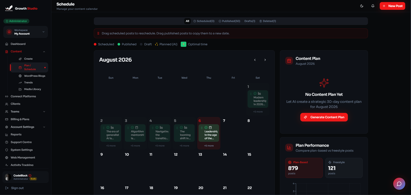 Growth Studio screenshot