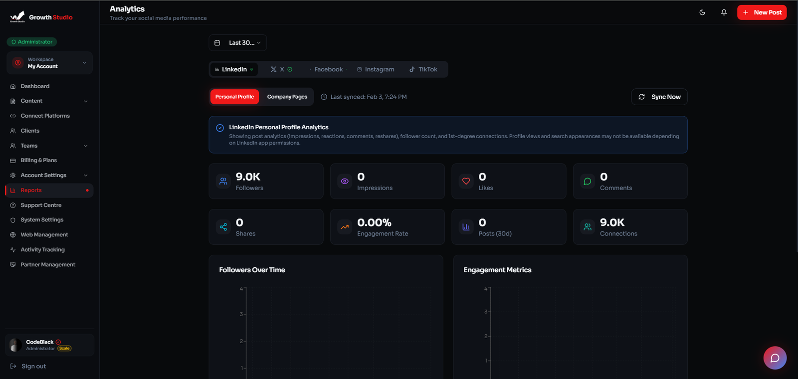 Growth Studio screenshot